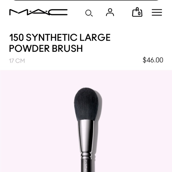 MAC Cosmetics Makeup Nwt Mac 5s Large Powder Brush Poshmark
